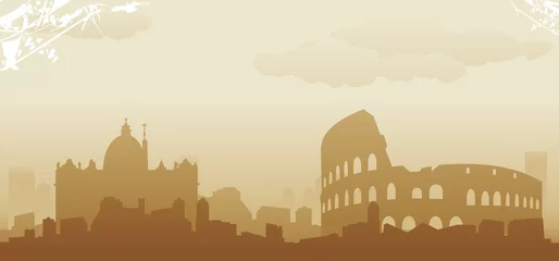 Poster skyline van roma © fcsabi