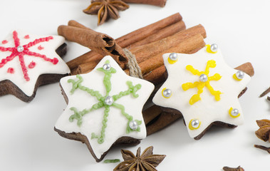 christmas cookies and spices
