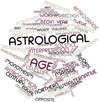 Word cloud for Astrological age