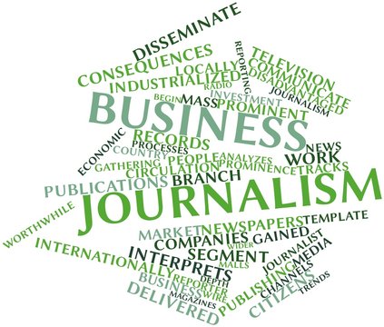 Word cloud for Business journalism