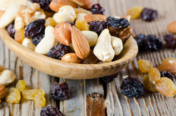 Dried fruits and nuts