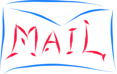 mail envelope sketch