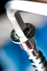Chrome cap head with allen wrench
