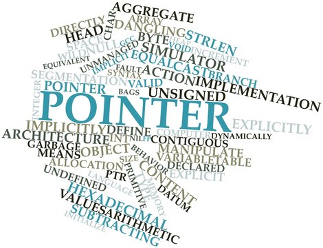 Word cloud for Pointer