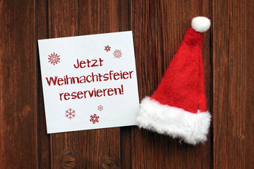 Weihnachtsfeier reservieren
