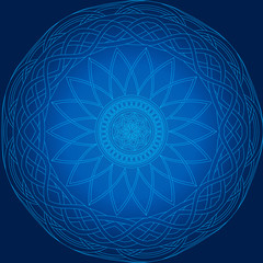 Vector Blue Winter Background