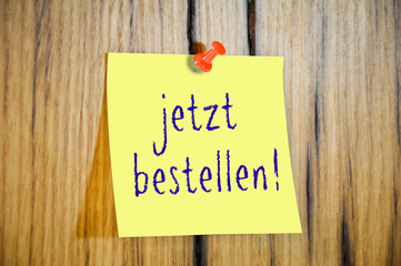 jetzt bestellen