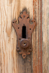 Old doorlock detail