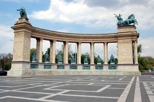 Heroes squere in Budapest