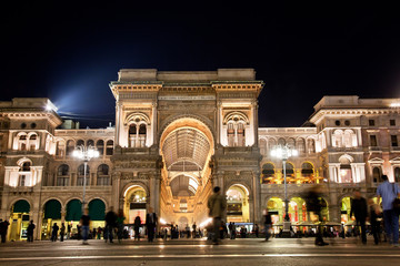 Vittorio Emanuele II Gallery. Milan, Italy