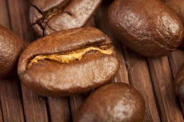 coffee beans close up
