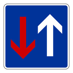 Vorrang vor dem Gegenverkehr