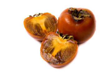 fruits on the white background