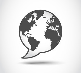 speech world logo illustration - 47226053