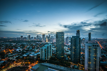 Fototapeta na wymiar Makati skyline Filipiny