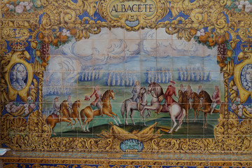 Albacete, retablo cerámico