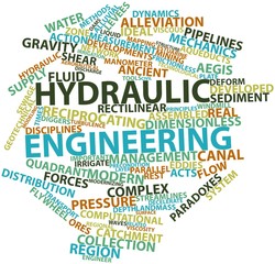 Word cloud for Hydraulic engineering