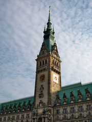 Fototapeta na wymiar Hamburg Rathaus