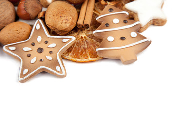 Weihnachtsmix mit Stern und Tannenbaum Freisteller V