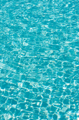 water with sun reflections