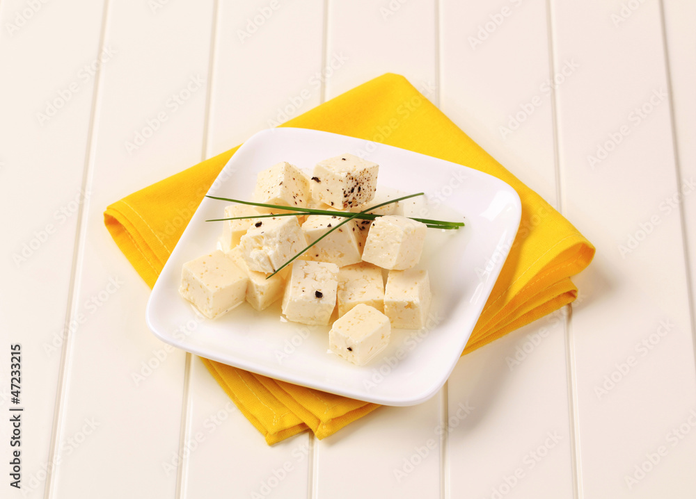 Canvas Prints marinated feta cheese