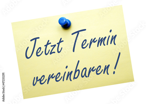 "Jetzt Termin vereinbaren !" Stock photo and royaltyfree images on