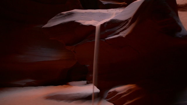 Sand in Antelope Canyon, Page, Arizona