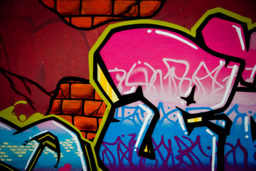 Naklejka na ściany i meble urban graffiti