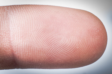 human finger close up