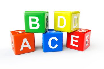 ABCD block cubes