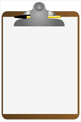 Clipboard and Pen