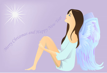 Angel watches the star