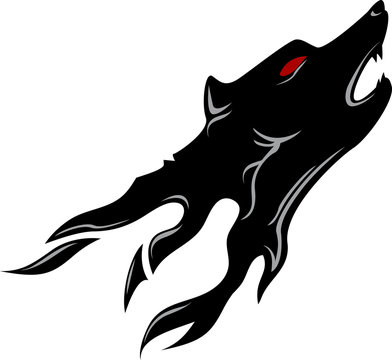 wolf head tattoo