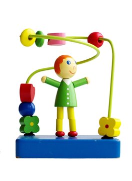 Children's toy on a white background