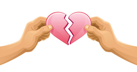 Obraz premium Broken heart