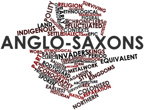 Word cloud for Anglo-Saxons