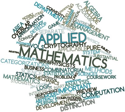 Word cloud for Applied mathematics