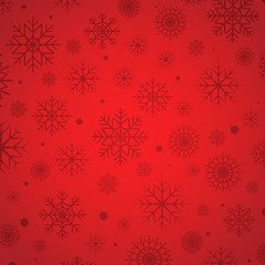 Naklejka na ściany i meble Red christmas background