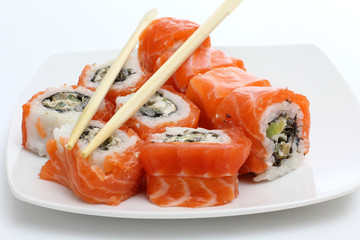 Red sushi