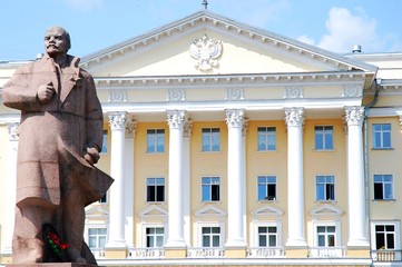 Lenin statue in Russia, Smolensk