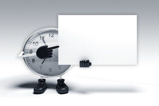 Was sagt die Uhr?