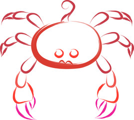 crab sketch