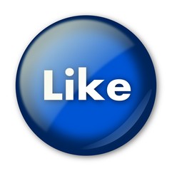 Blue like button