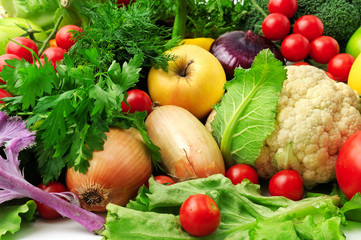 fresh fruits and vegetables