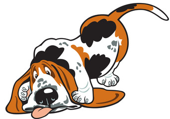 cartoon basset