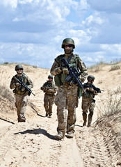 Patroling the desert