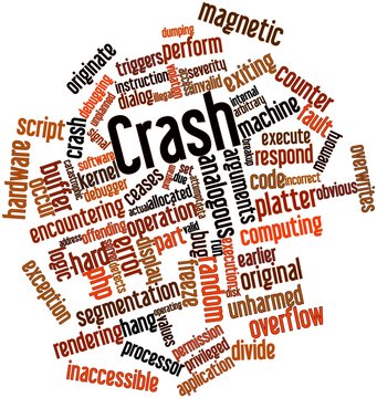 Word cloud for Crash