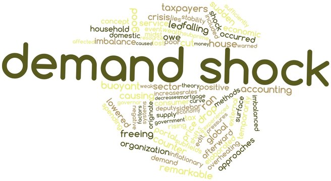 Word cloud for Demand shock