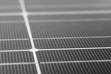 Macro PV Solar Panel.