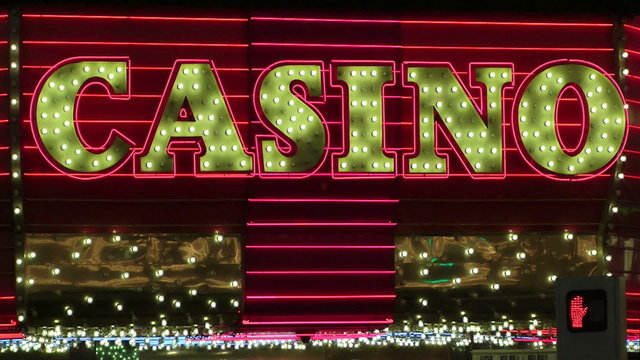 The word Casino in lights